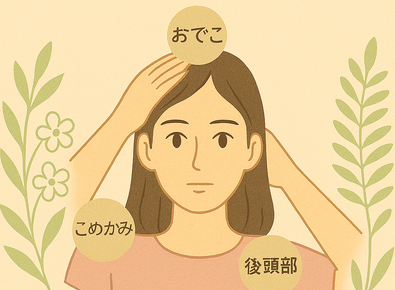 頭頂部だけじゃない！本当の「頭のコリ」の見つけ方