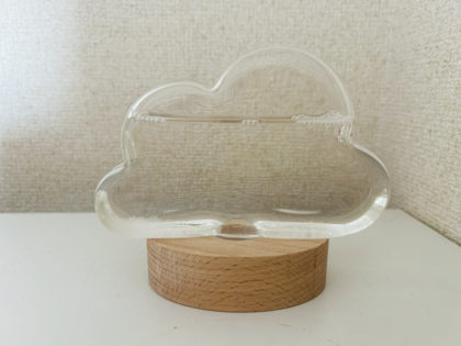雲のかたちの贈りもの ― ストームグラス、結晶はまだまだ夏休み中～
